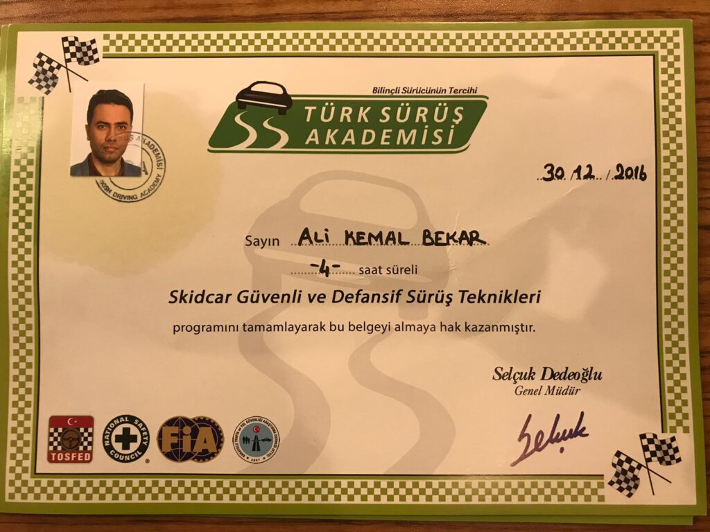 Skidcar Güvenli ve Defansif Sürüş Teknikleri